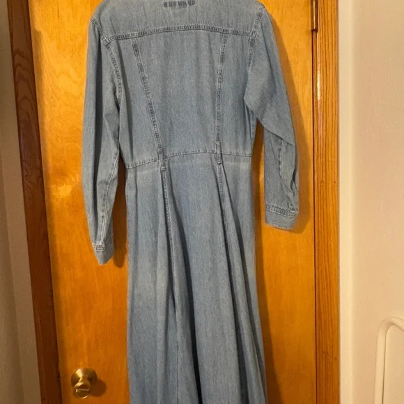 Vintage Denim Midi Dress - Picture 4 of 7
